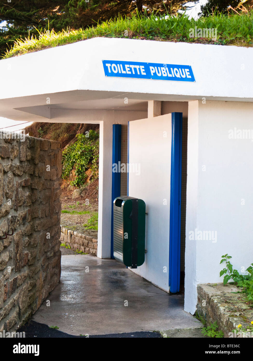 Public Toilet in France Europe Stock Photo