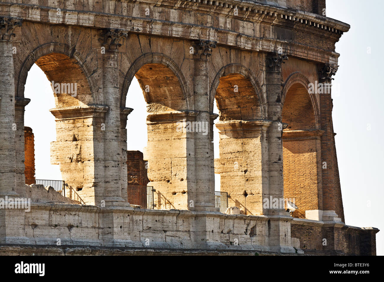 Arches of the Colosseum in Rome, Italy Stock Photo Alamy