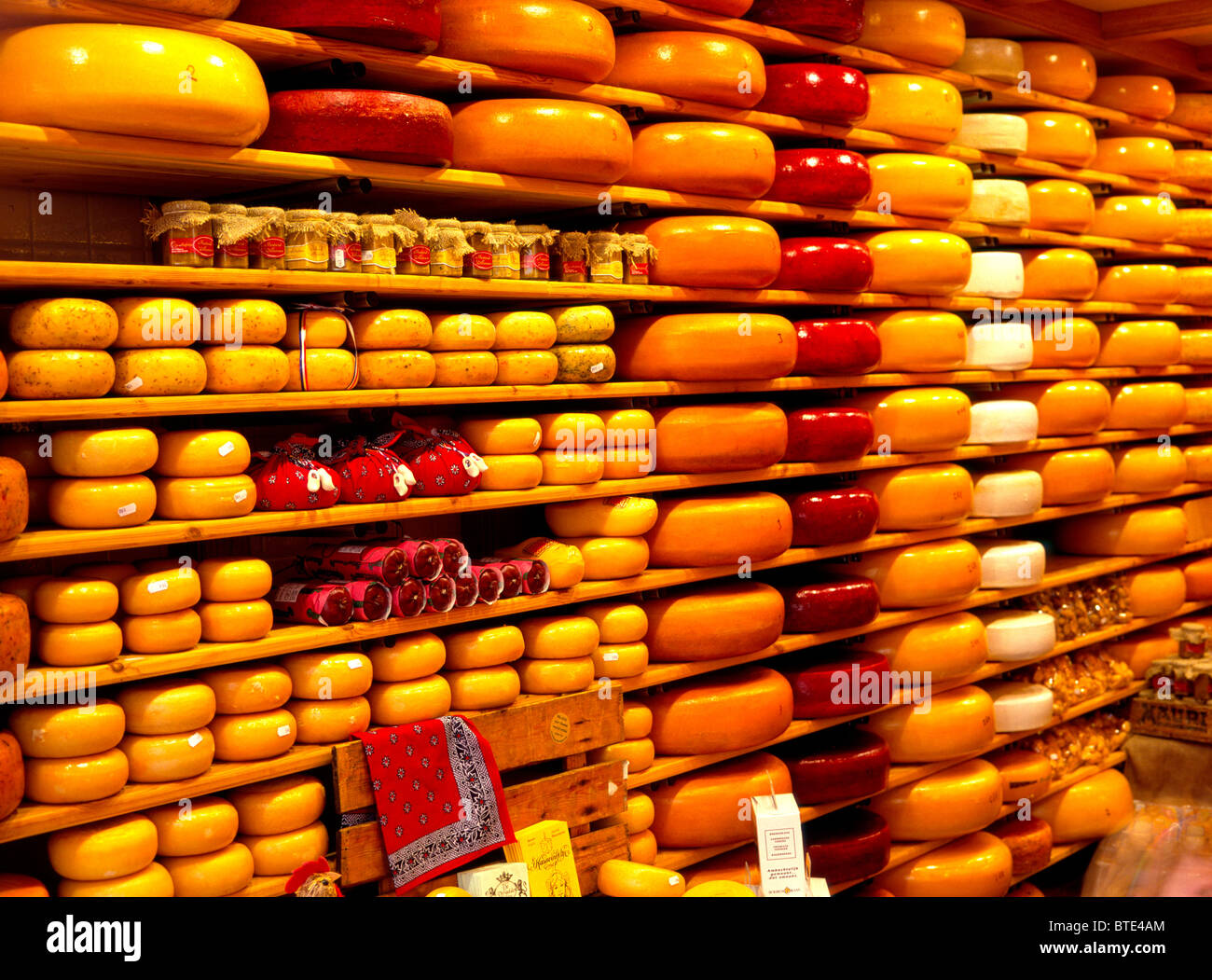 Gouda, Cheese Shop, Interior Stock Photo Alamy