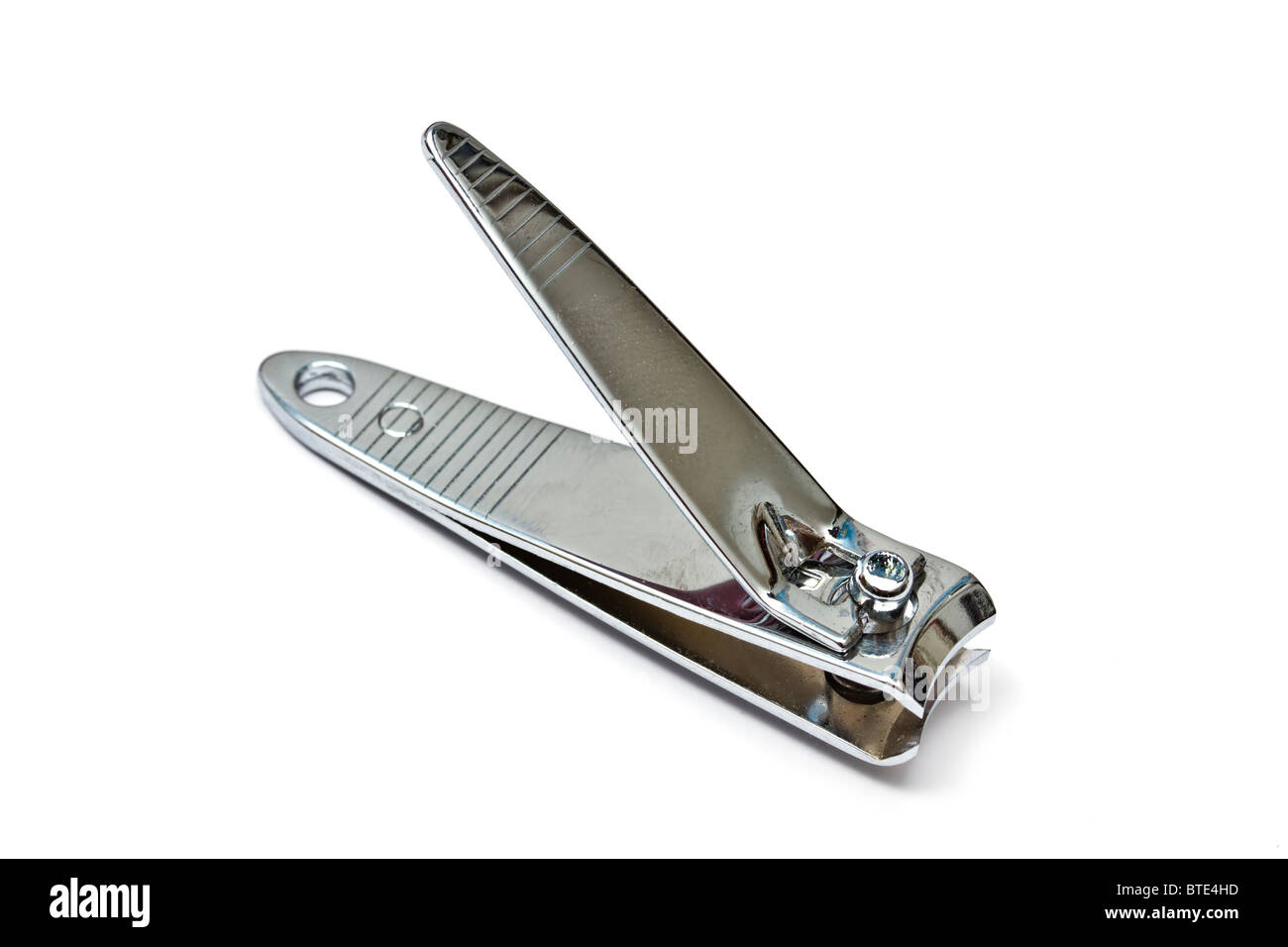 Nail clippers isolated on white background Stock Photo