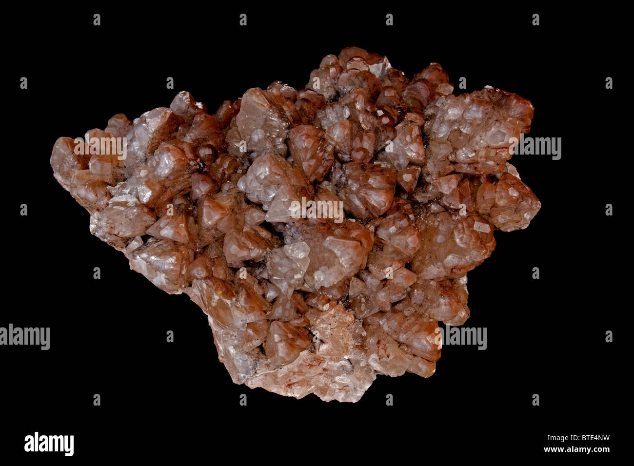 Calcite - Ca CO3 - Calcium carbonate - One of the most valuable minerals on earth China Yaogangxian mine Stock Photo