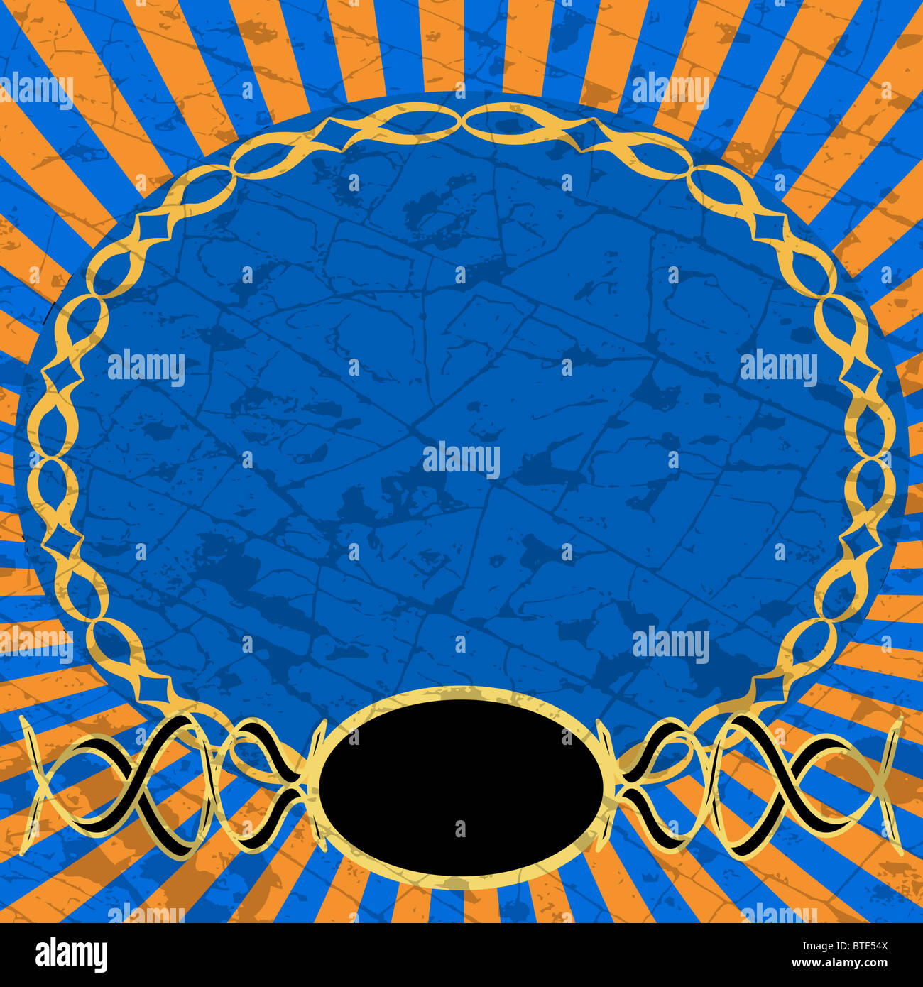 Illustration of a decorative text banner Stock Photo - Alamy