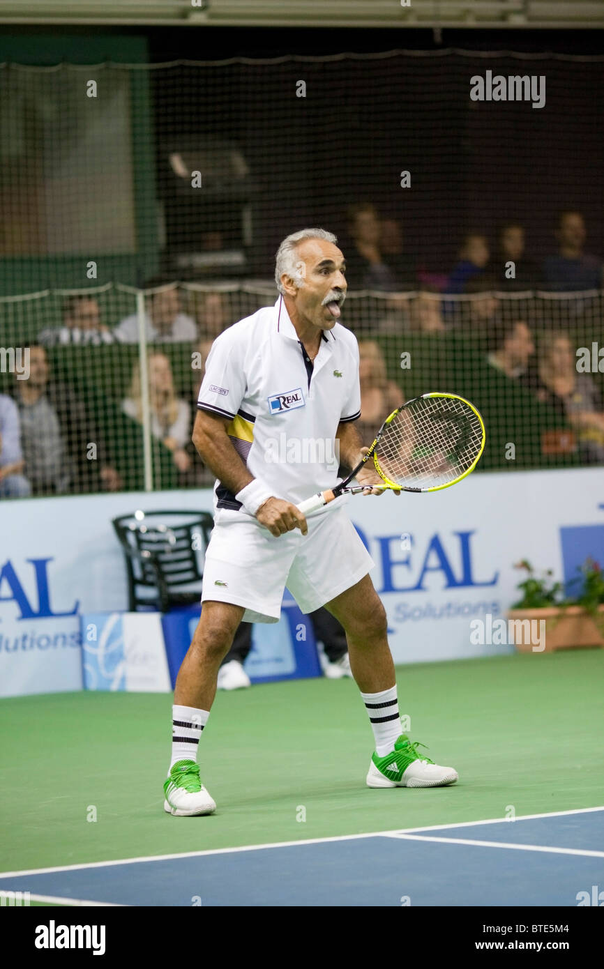 Mansour Bahrami at a show tennis match in Luxembourg Stock Photo - Alamy