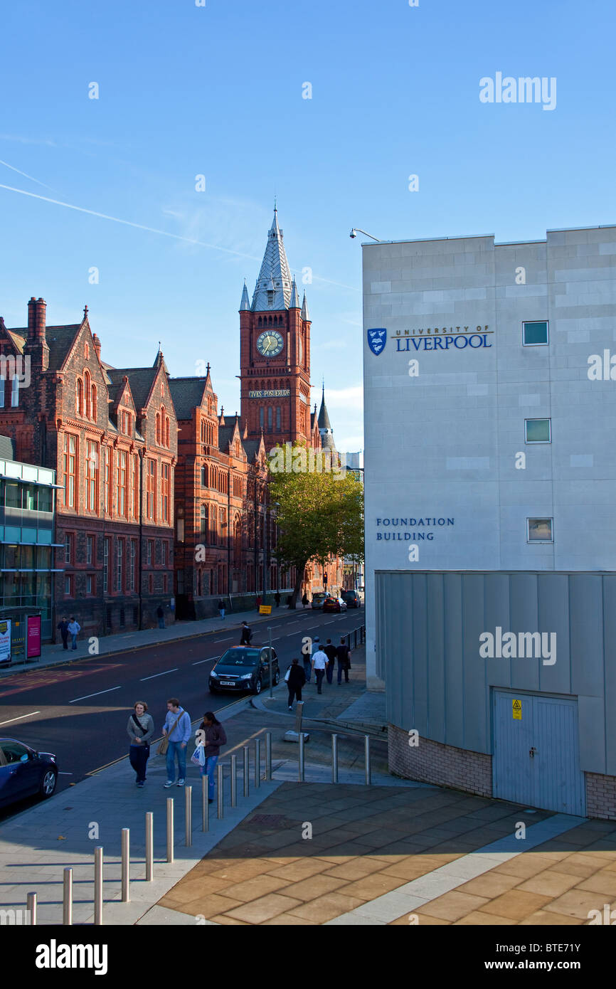 University of liverpool foundation building hires stock photography