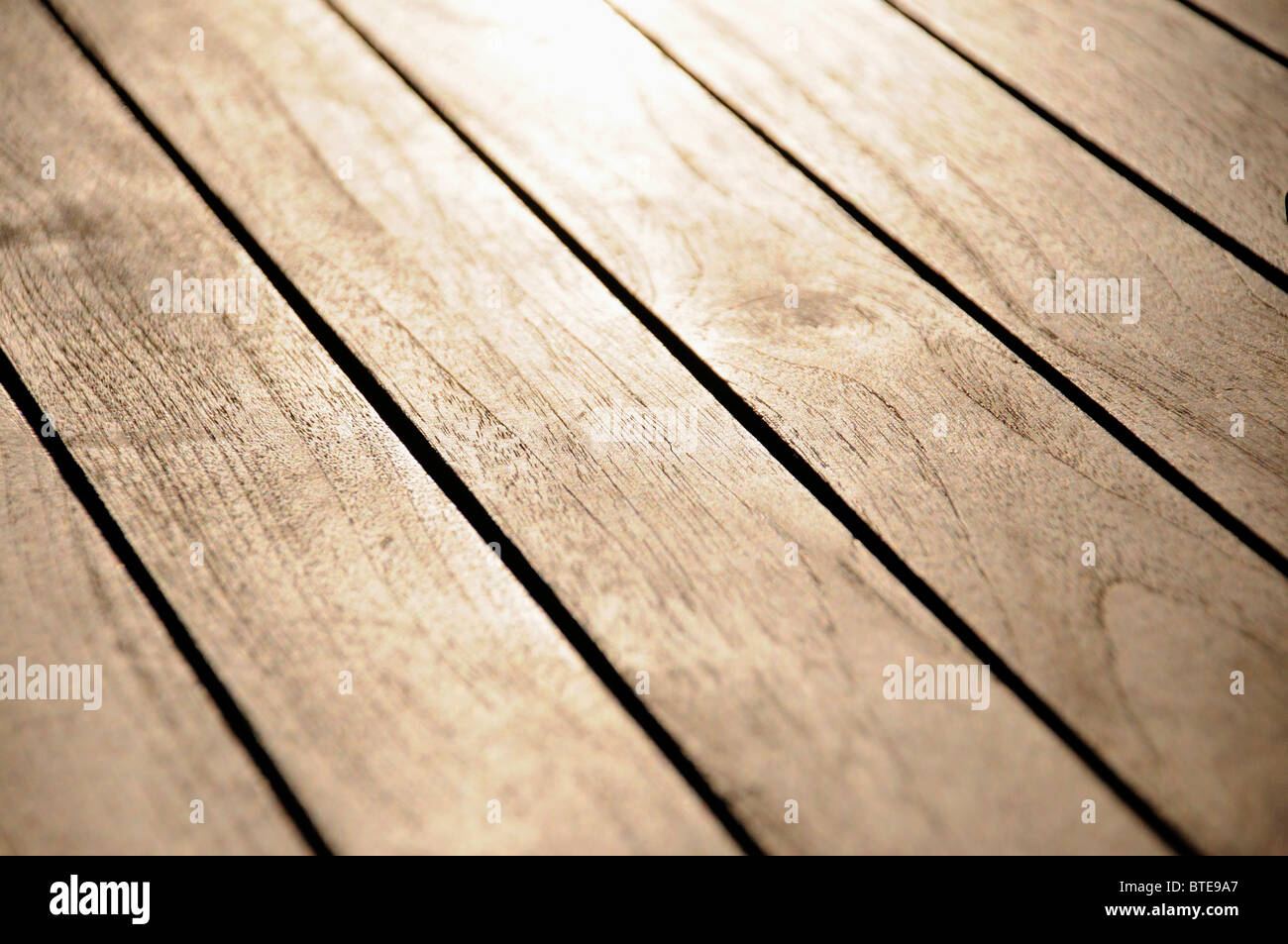 Wood floor, close-up Stock Photo