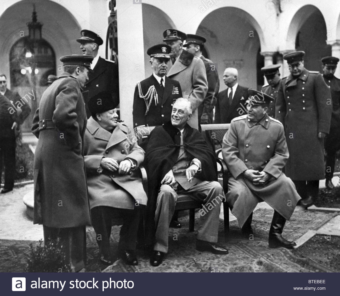 Yalta Conference 1945 Winston Churchill Stock Photos & Yalta Conference 1945 Winston Churchill