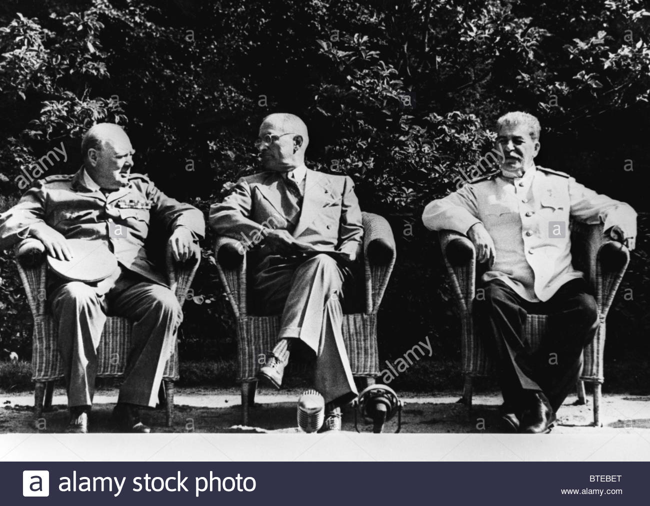 Potsdam Conference 1945 Stock Photos & Potsdam Conference 1945 Stock