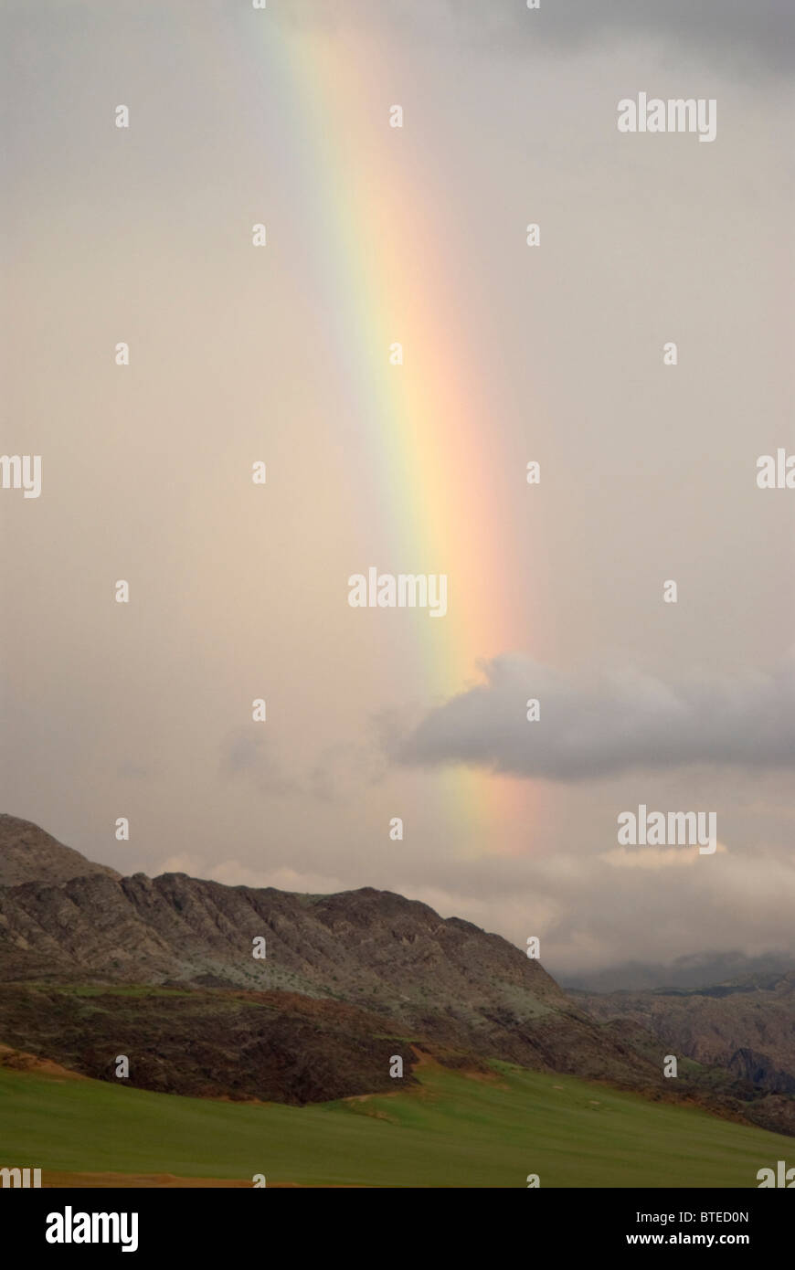 Rainbow and storm clouds hi-res stock photography and images - Alamy