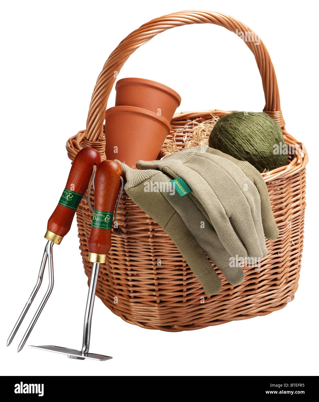 Garden trug Stock Photo