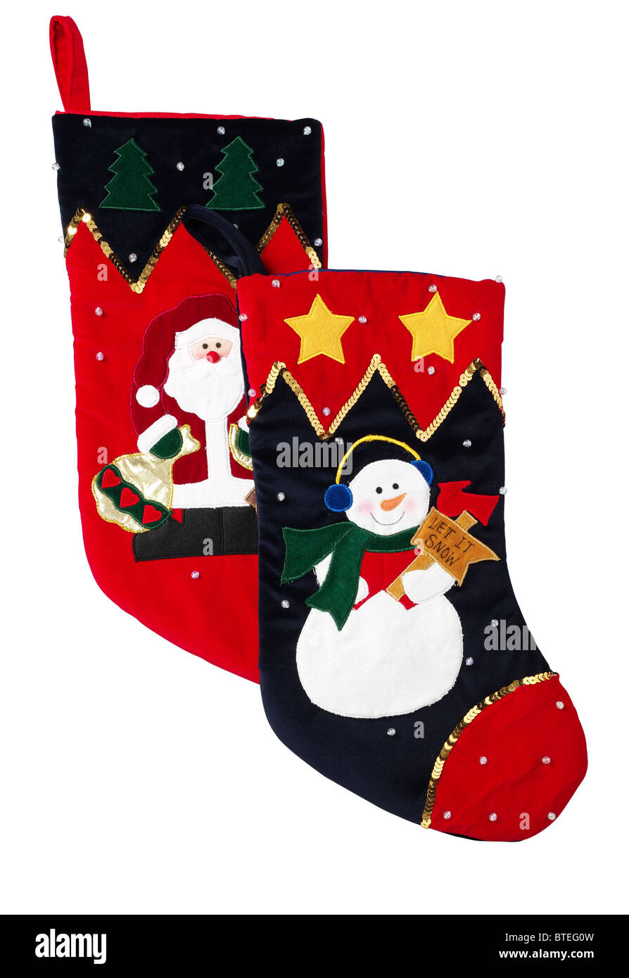 Christmas stocking Stock Photo