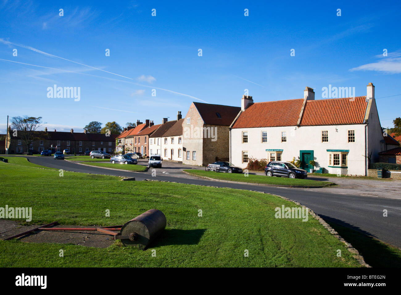 Scorton Village Green North Yorkshire England Stock Photo Alamy
