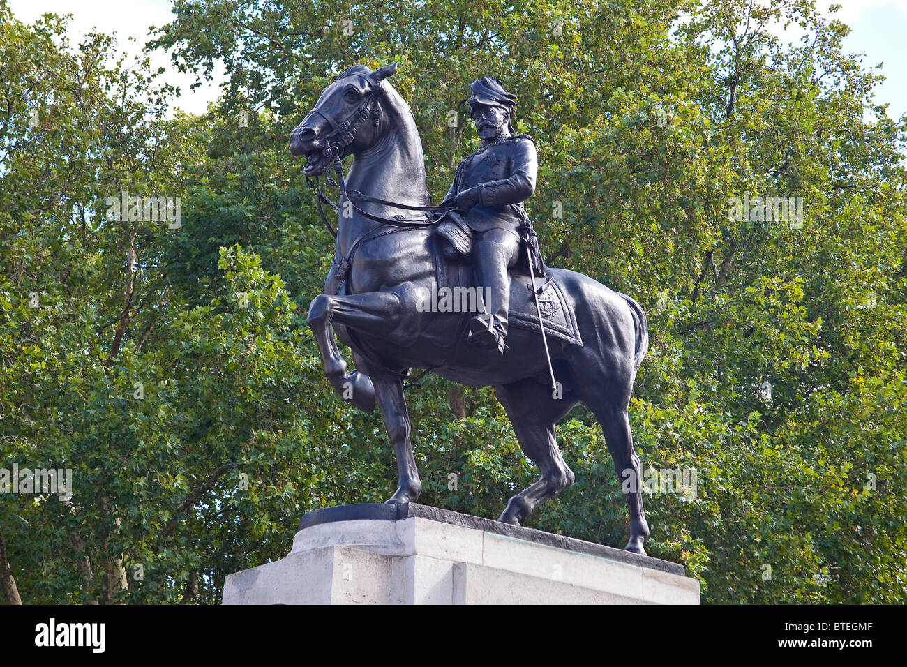 London waterloo place statue edward hires stock photography and images