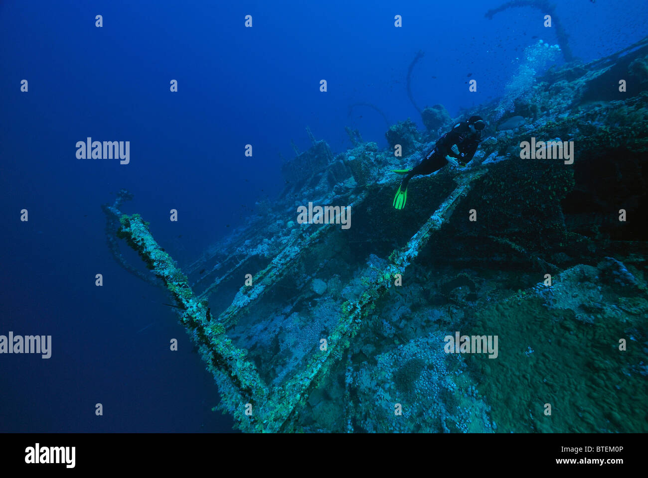 Numidia wreck, Big Brother Island, Egypt, Red Sea Stock Photo Alamy