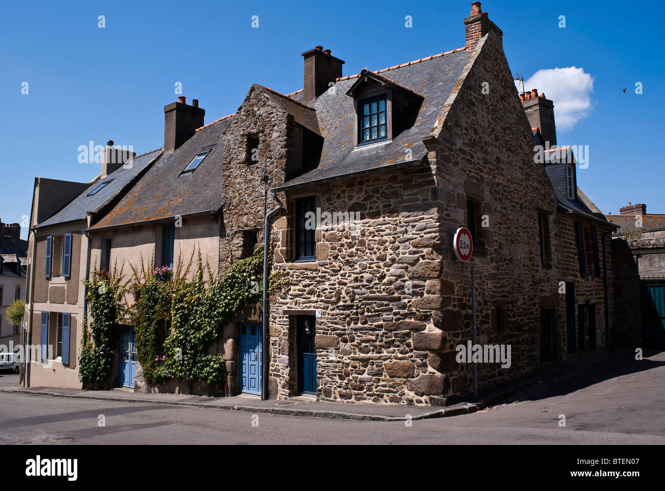 French Brittany Typical House Stock Photo - Download Image Now