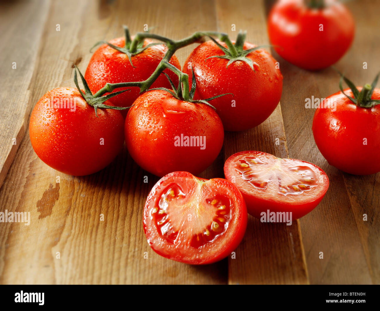 Jubilee vine tomatoes Stock Photo