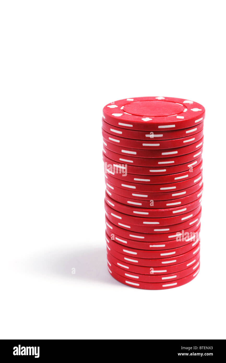 Stack of Poker Chips Stock Photo Alamy