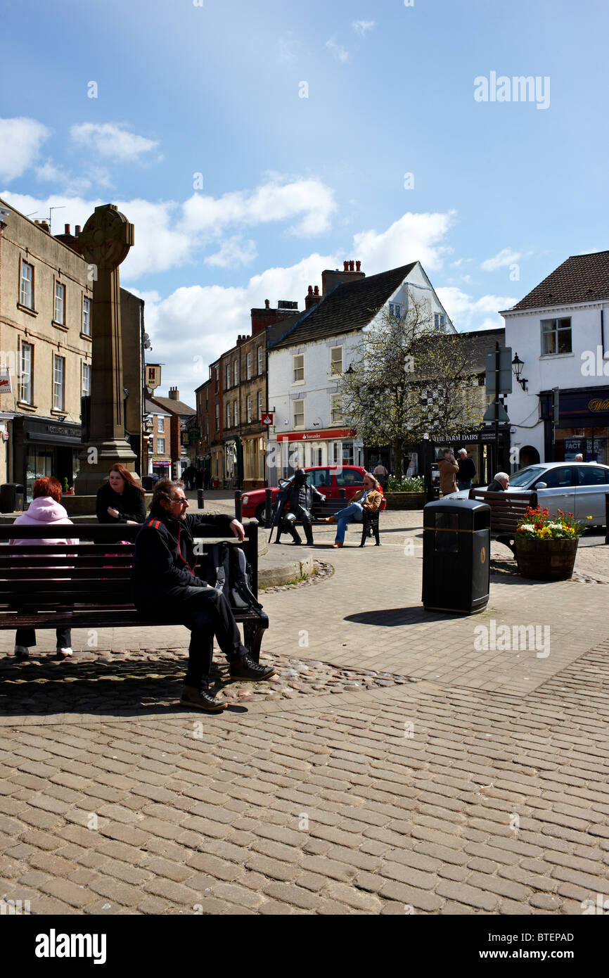 The Market Place, Knaresborough, North Yorkshire UK Stock Photo