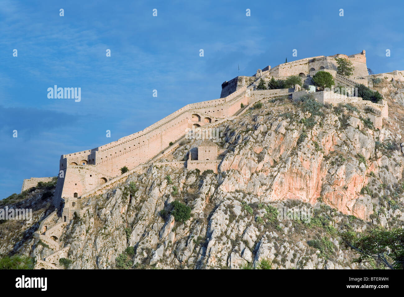 Palamidi Fortress, Nafplio, Greece, Europe Stock Photo
