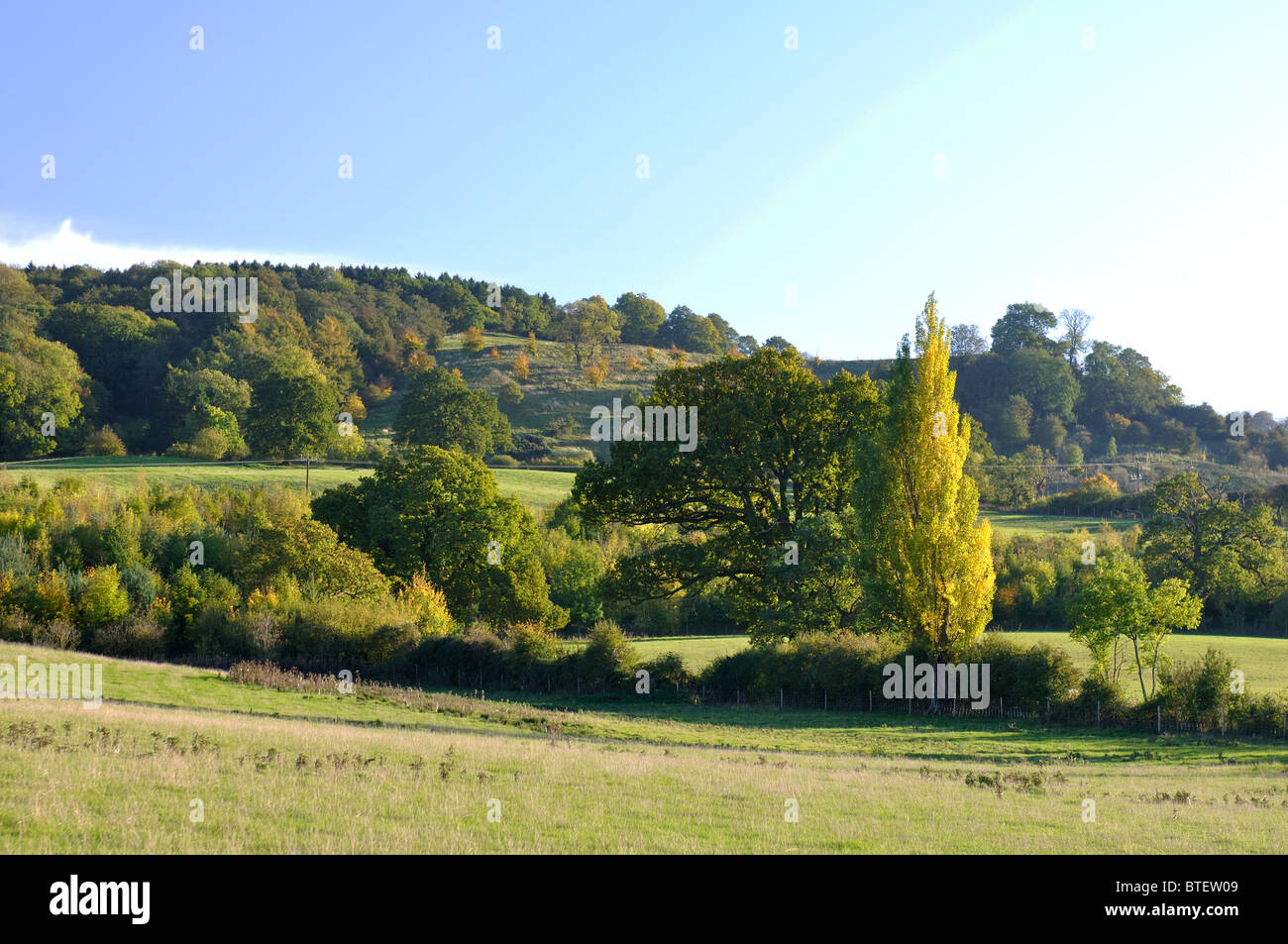 Bredon Hill from Great Comberton, Worcestershire, England, UK Stock