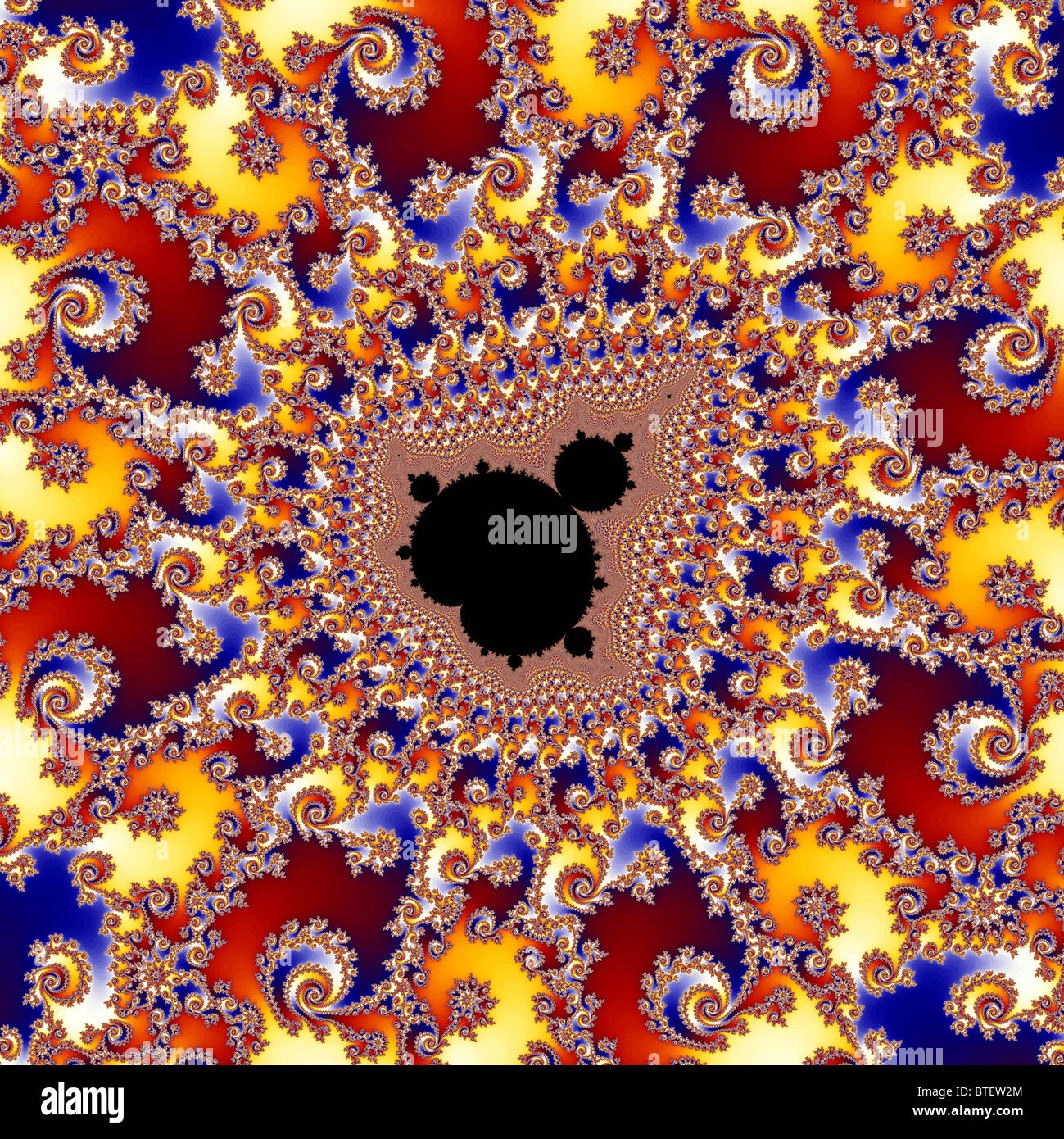Zoom Into The Mandelbrot Set High Resolution Stock Photography and ...