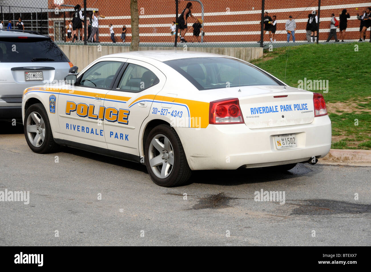 A Riverdale Park Police car Stock Photo