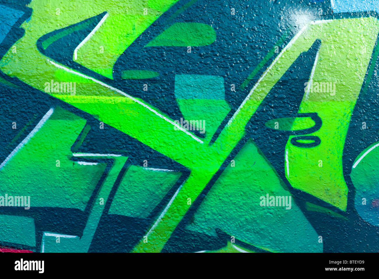 Detail of a graffiti / graffito in Munich, Germany Stock Photo Alamy