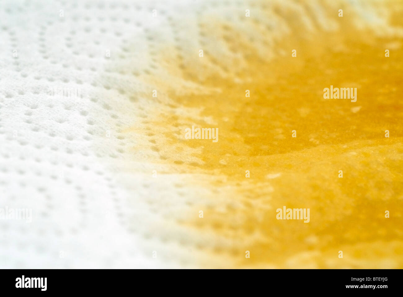 Paper Towel Spill Stock Photo