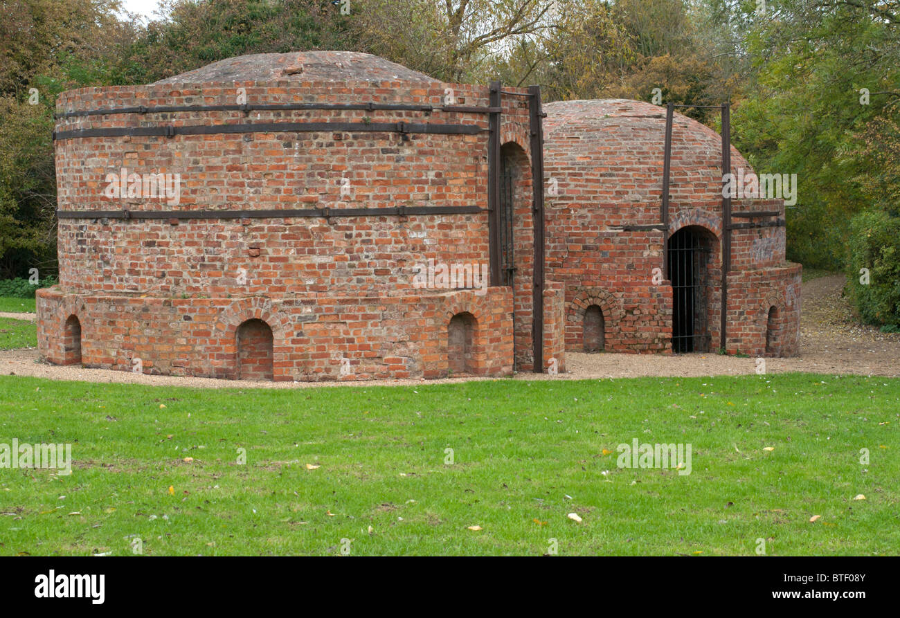 Old Brick Kilns Stock Photo Alamy