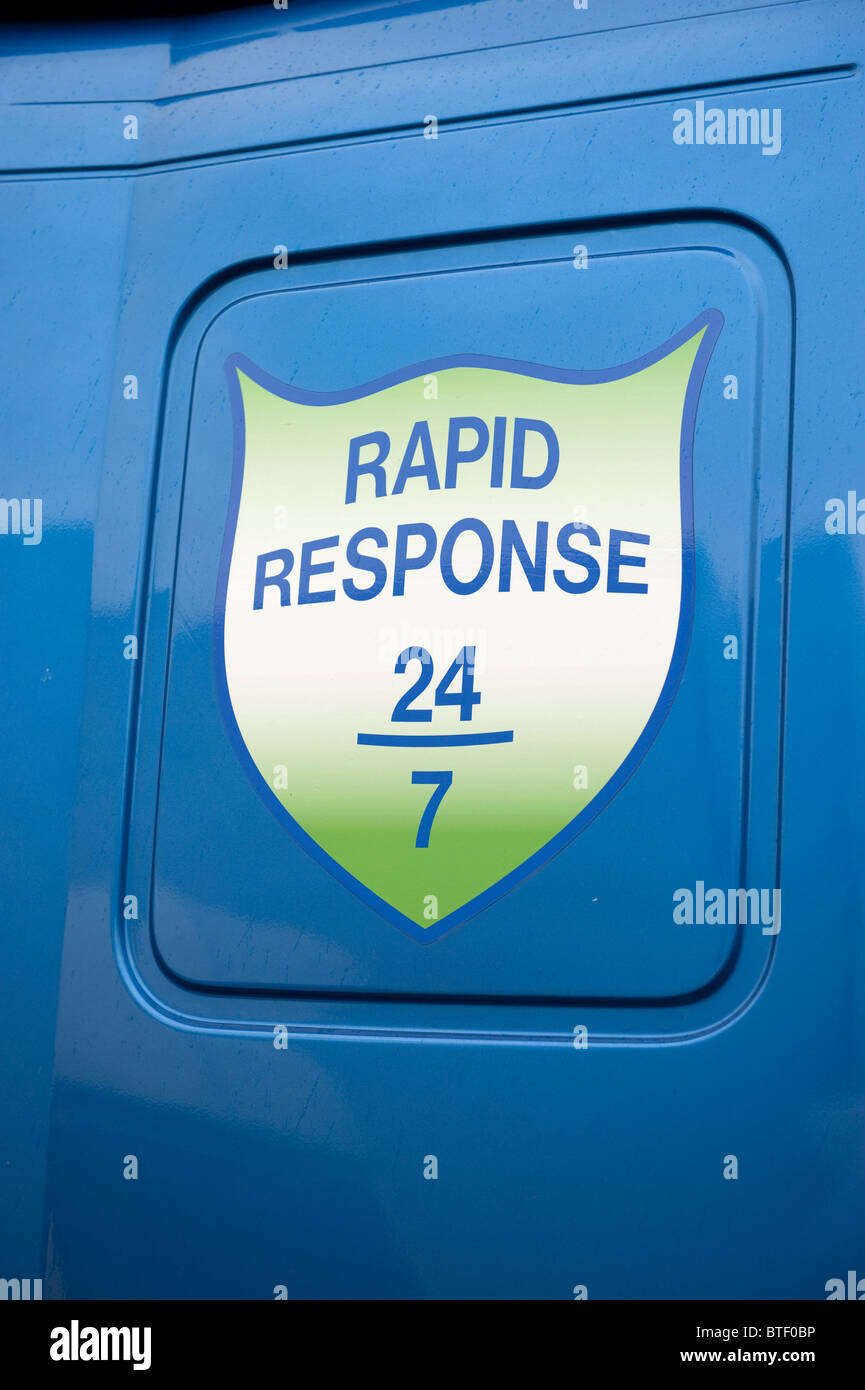 Rapid Response 24/7 Stock Photo