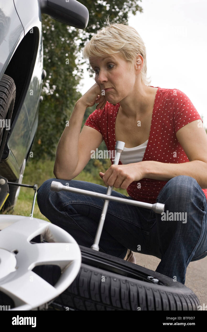 Emergency Tyre High Resolution Stock Photography and Images Alamy