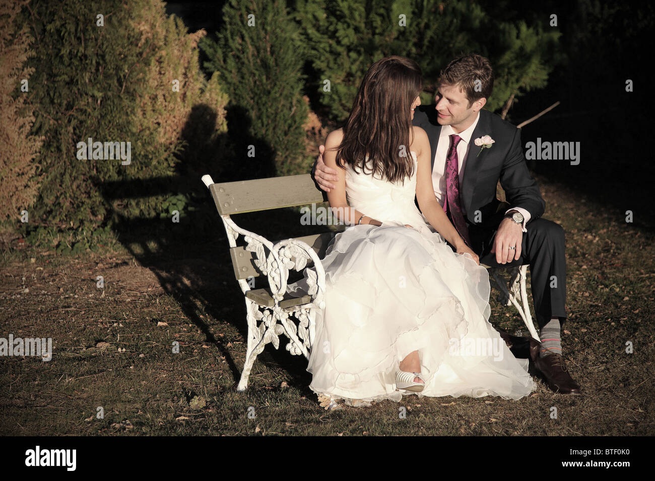 Wedding reception with gardens hi-res stock photography and images - Alamy