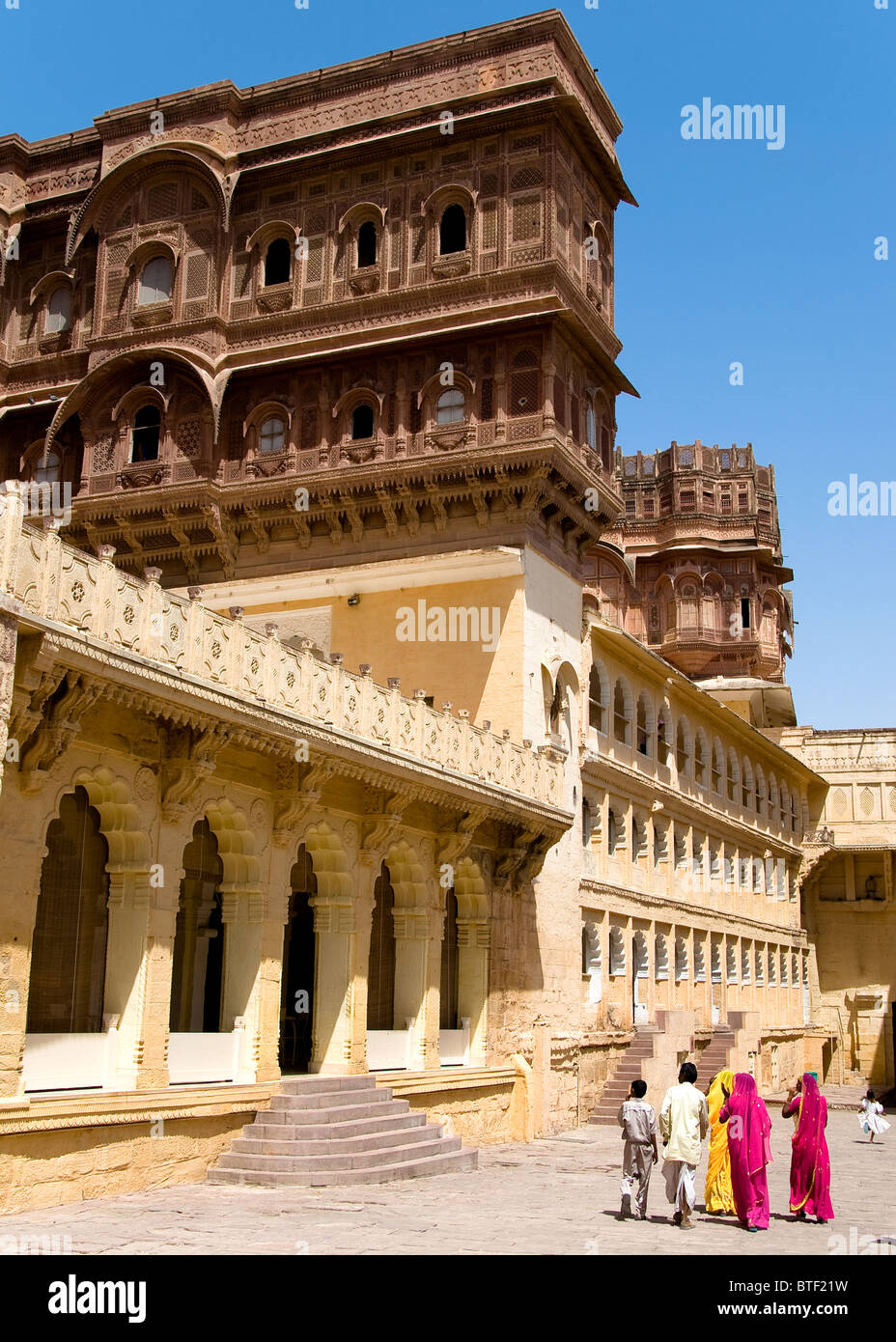Mehrangarh Fort, Jodhpur , Rajasthan, India Stock Photo