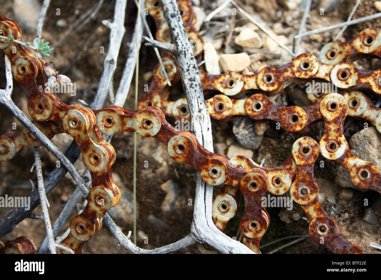 fixing rusty bike chain