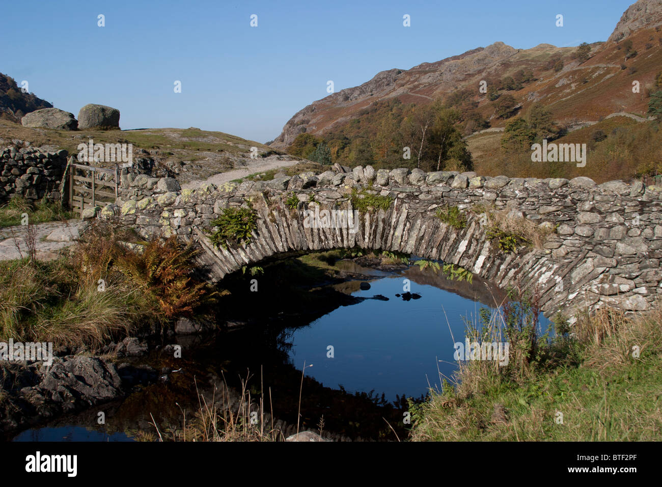 Pack Horse Bridge Watendlath, Keswick Stock Photo Alamy