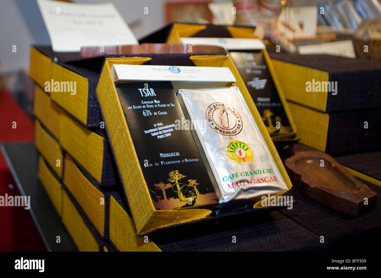 PARIS, FRANCE, Chocolate Trade Show, Salon du Chocolat Gourmet Stock