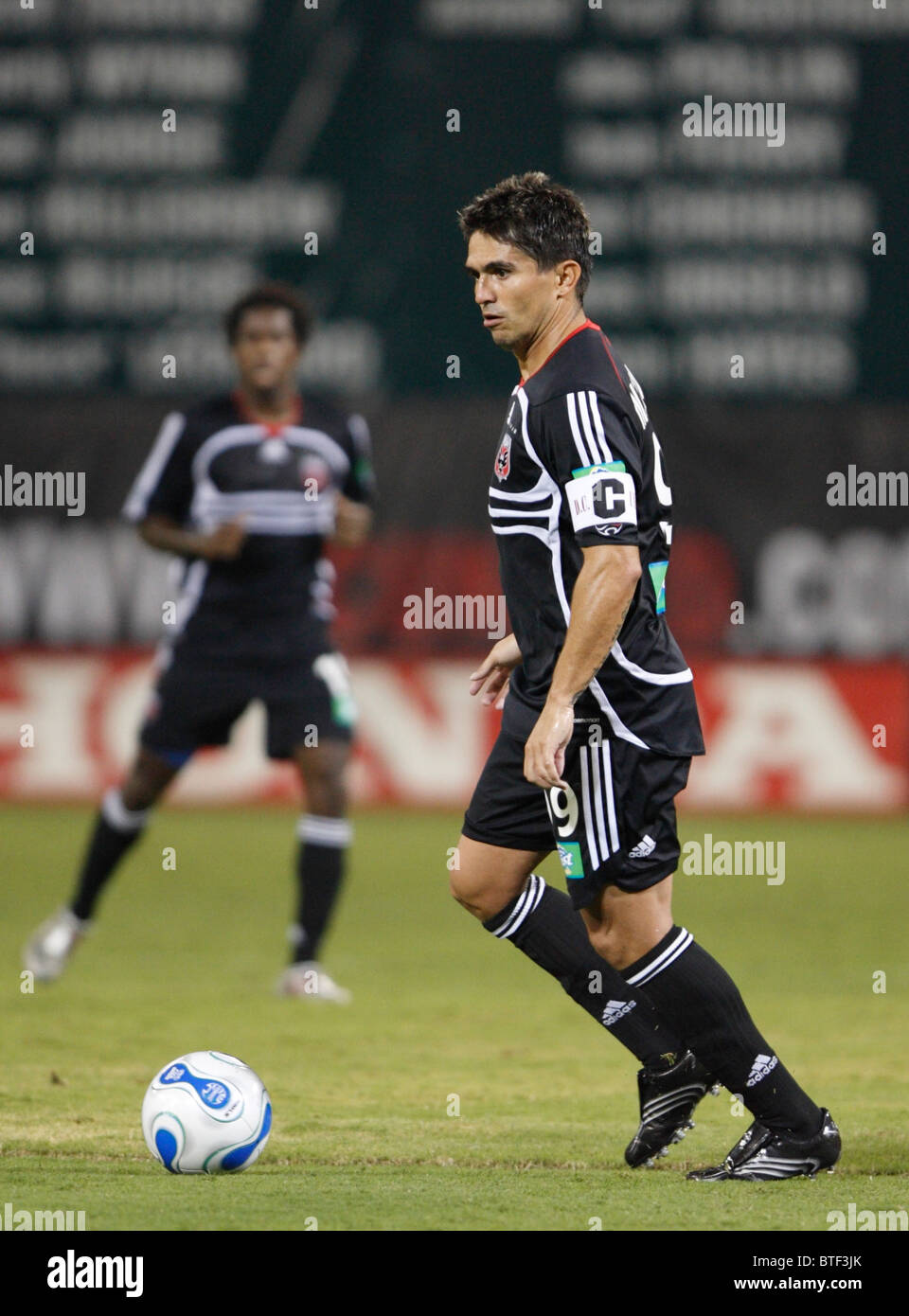 Jaime Moreno of DC United in action during a Major League Soccer match against Real Salt Lake September 9, 2006 Stock Photo