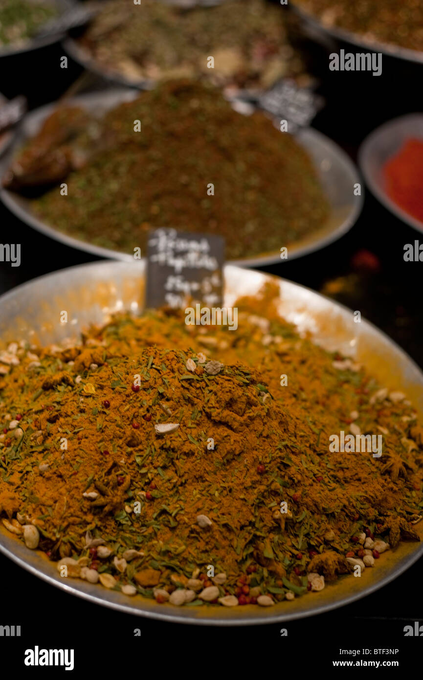 PARIS, FRANCE, Gourmet Food Trade Show, Detail Dry Goods, Colorful ...