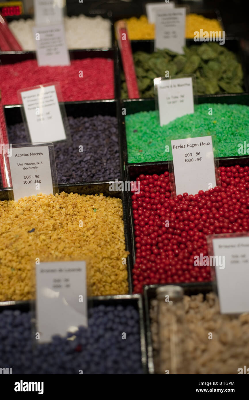 PARIS, FRANCE, Detail, Display, Gourmet Food Trade Show, Dry Goods