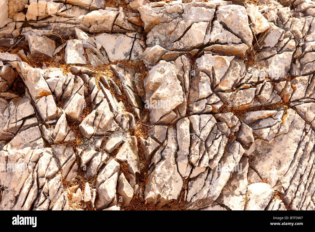full frame image of natural stone for textured background Stock Photo