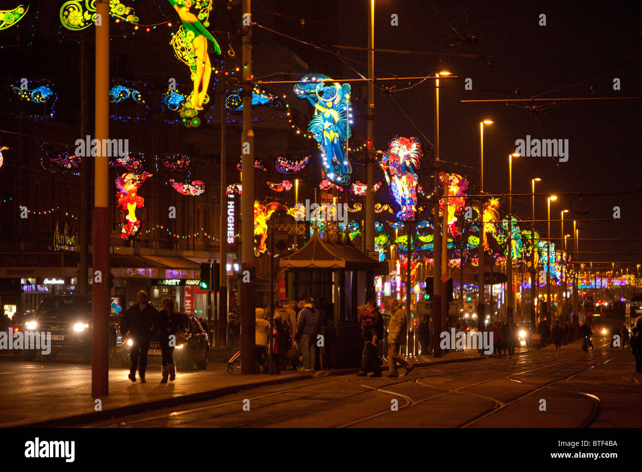 Blackpool street lights hires stock photography and images Alamy