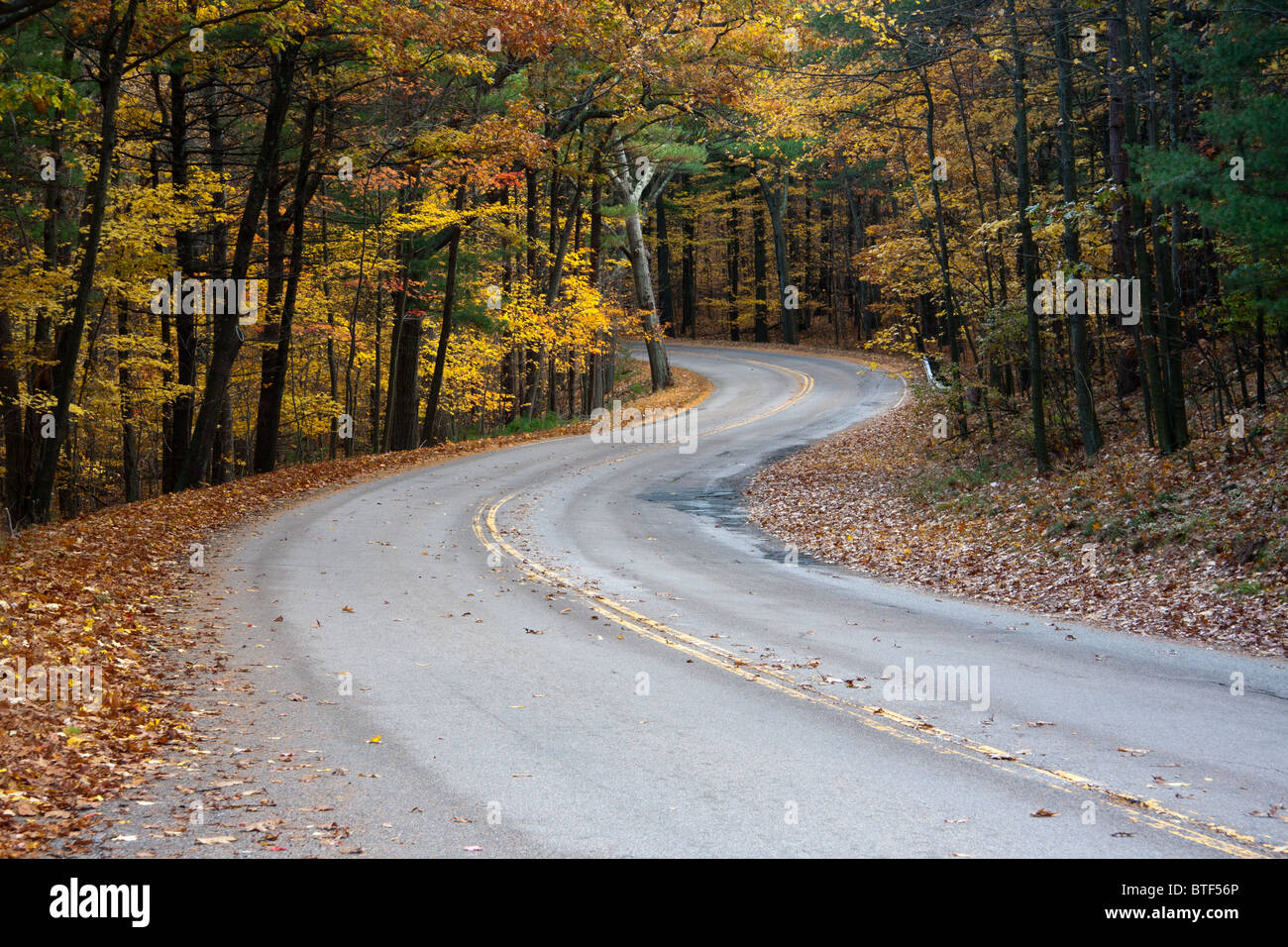 New England in the fall Stock Photo