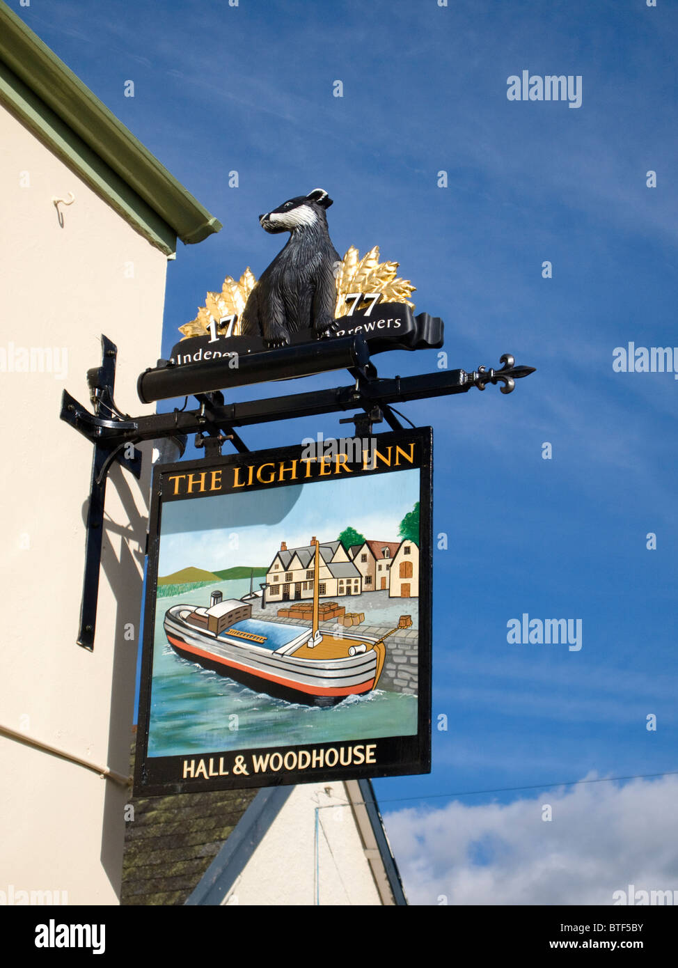 The Lighter Inn in Topsham Devon England UK Stock Photo