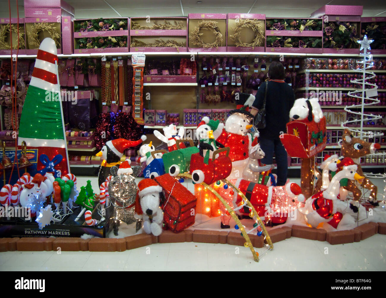 Seasonal christmas display in kmart hi-res stock photography and ...