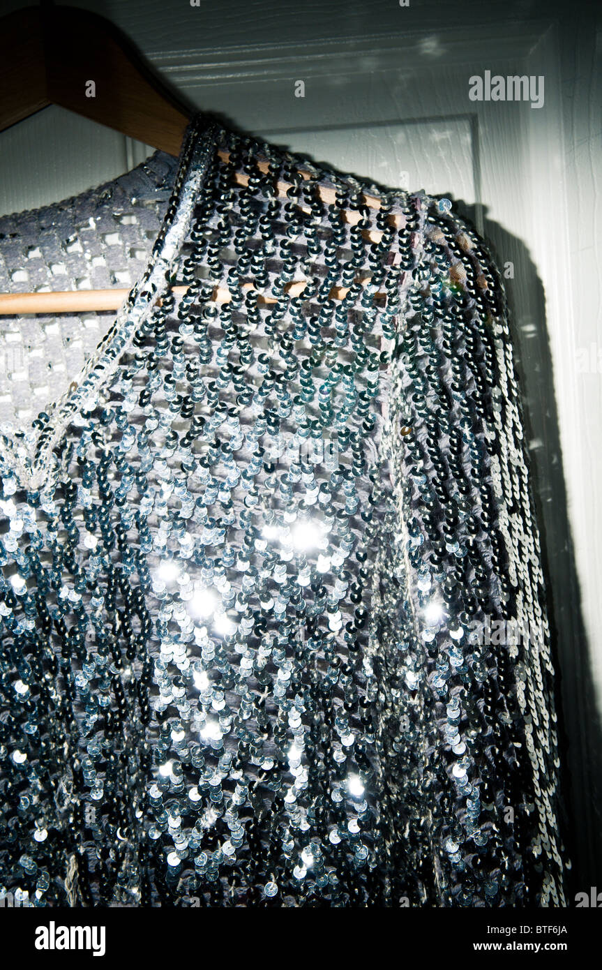 Shiny disco shirt Stock Photo