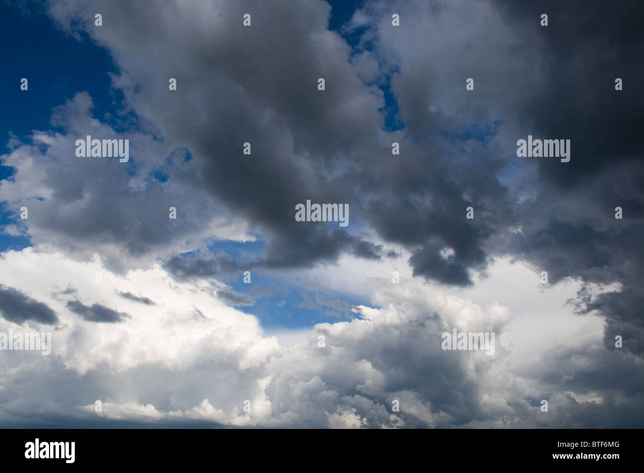 Stormy Weather - Ominous Clouds Stock Photo