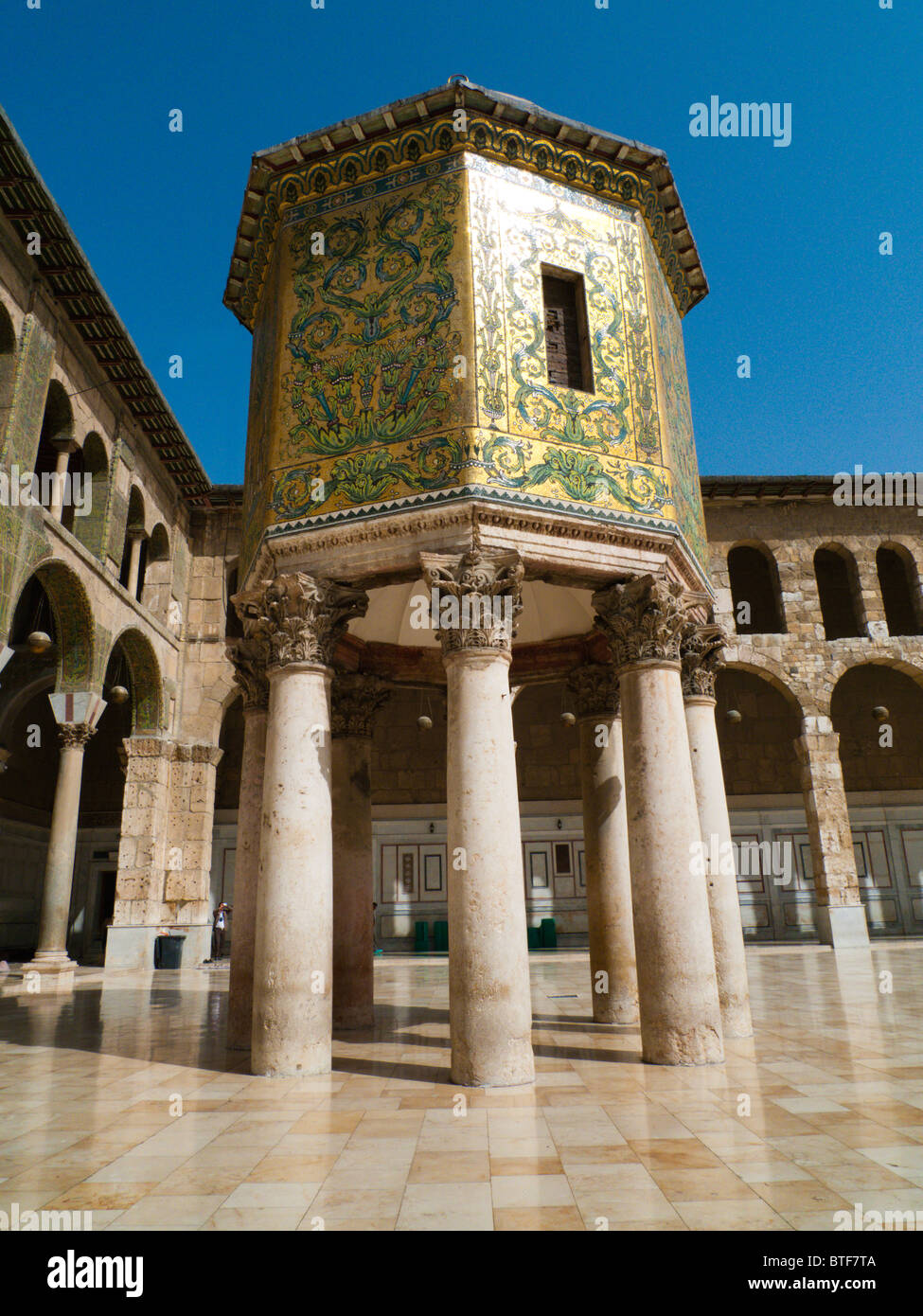Ummayad Mosque Completed In 715AD Also Known As The Grand Mosque of Damascus, Damascus Syria The Middle East Stock Photo
