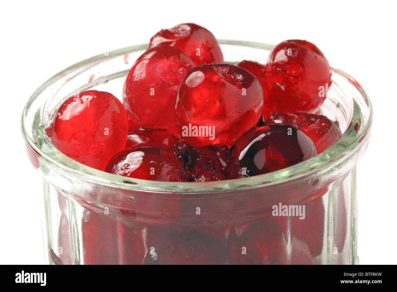 Glace Cherries Stock Photo