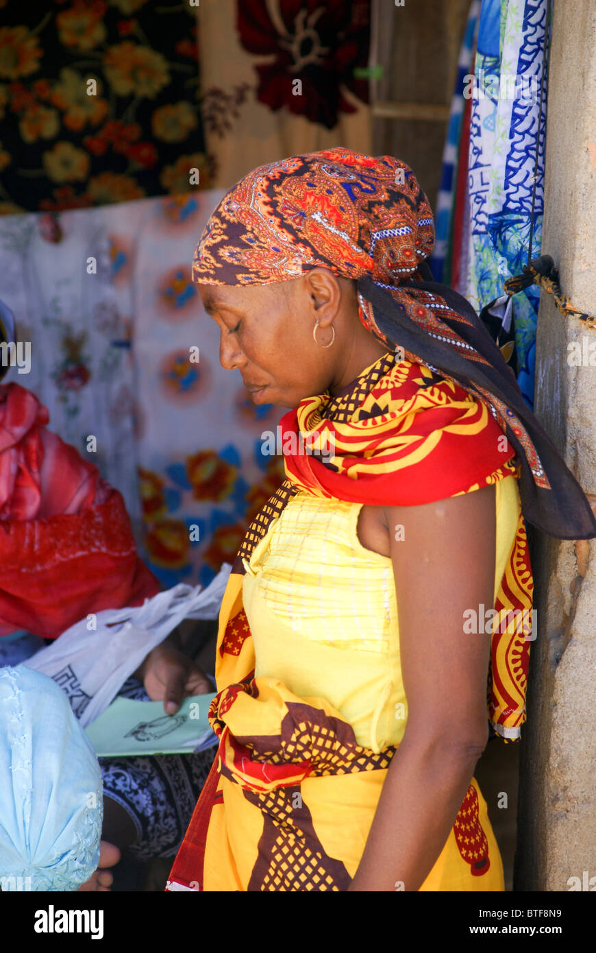 Madagascar, Northern Madagascar, Antsiranana Women in traditional dress