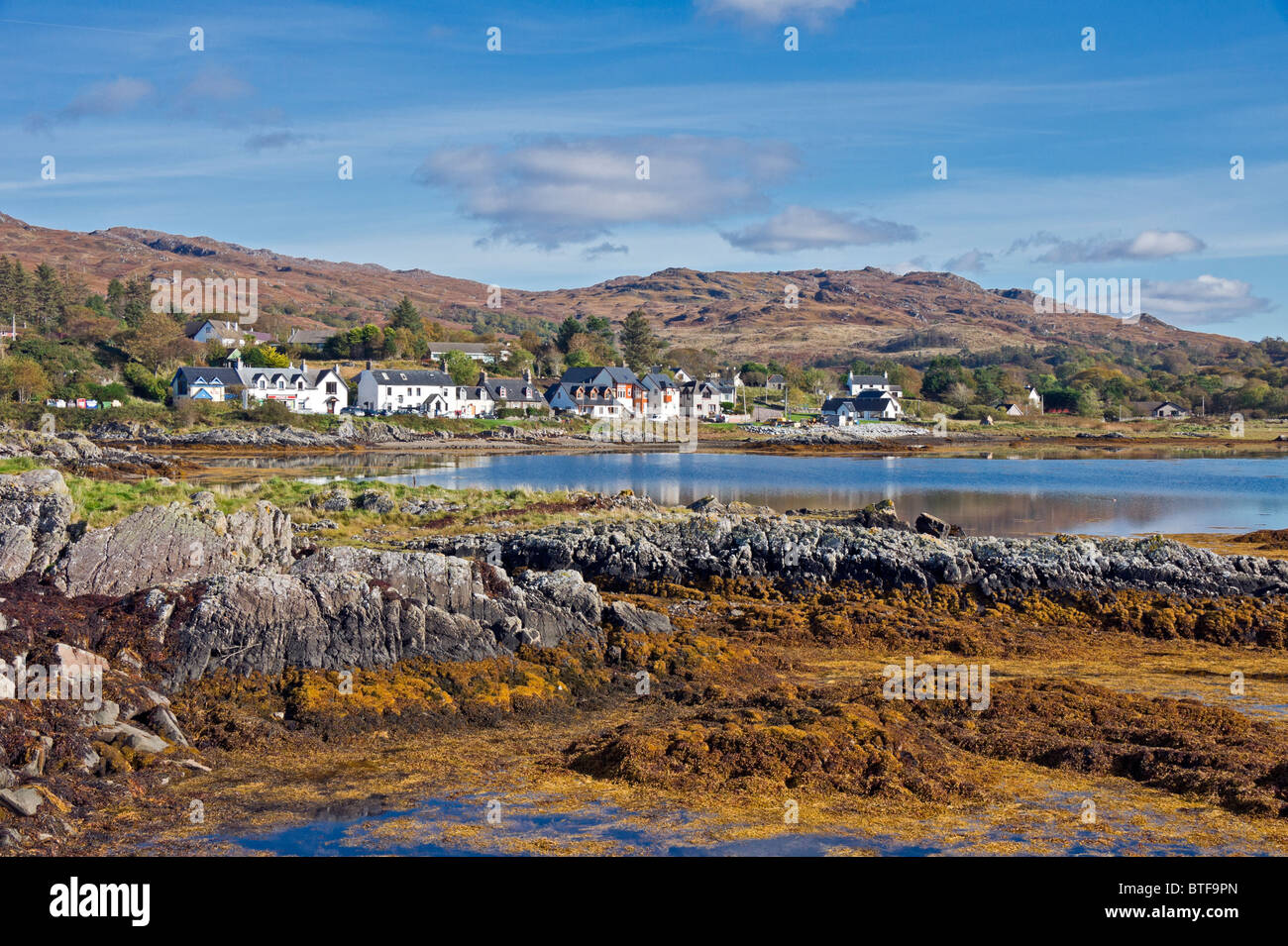 The settlement of Arisaig in South Morar Highland Scotland Stock Photo Alamy