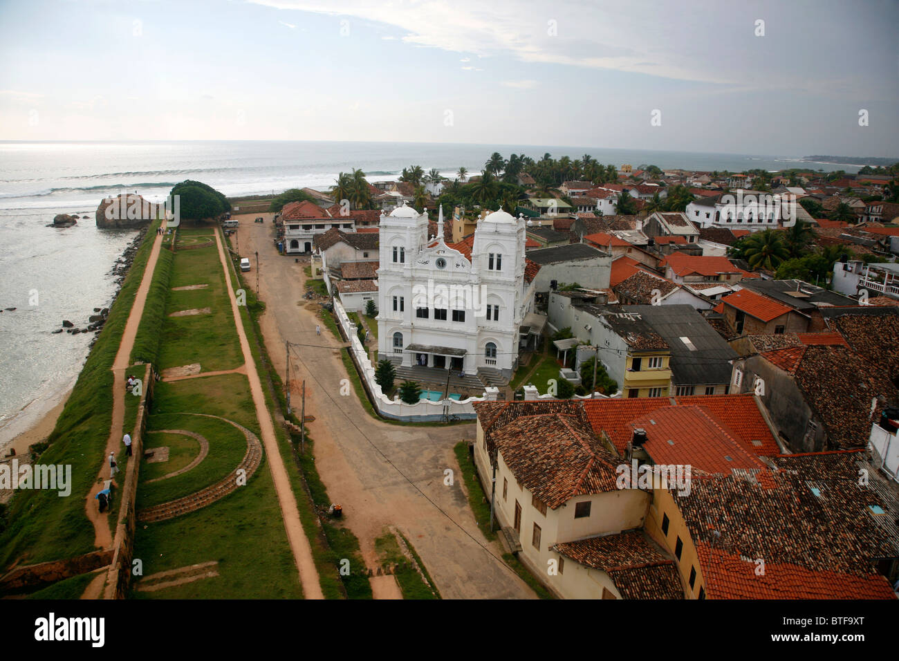 View over Galle Fort, Sri Lanka. Stock Photo